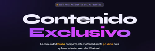 Comunidad BirrIA - Contenido Exclusivo